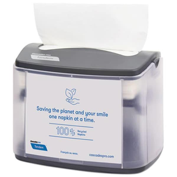 Latestluxury CS Tandem Tabletop Napkin Dispenser - Gray LA3751819 - main